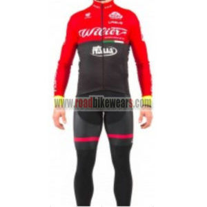 2017 Team Wieier ITALIA Cycling Suit Red Black