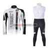 2010 Team BMC Racing Long Bib Suit White Black