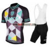2017 Team BIANCHI Cycling Bib kit Black Blue Grey