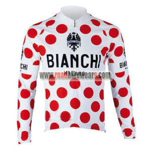 2017 Team BINACHI Tour de France Cycling Long Jersey Polka Dot