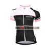 2017 Team Nalini Women's Cycling Jersey Maillot Shirt White Black Pink