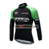 2017 Team ORBEA Cycling Long Jersey Black Green