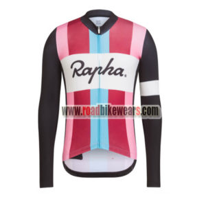 2017 Team Rapha Mens Cycling Long Jersey Shirt