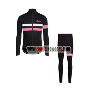 2017 Team Rapha Riding Long Suit Black White Pink