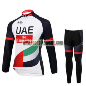 2017 Team UAE Fly Emirates Riding Suit White Black Red Green