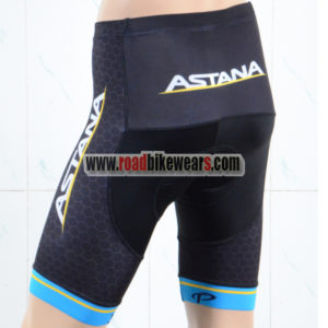 2018 Team ASTANA Bike Shorts Bottoms Black Blue