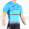 2018 Team ASTANA Cycling Jersey Shirt Blue Black