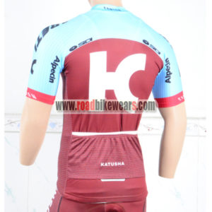 2018 Team Alpecin KATUSHA Biking Jersey Shirt Blue Red