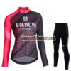 2018 Team BIANCHI Womens Riding Suit Black Red