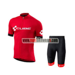 2018 Team CUBE Biking Kit Red