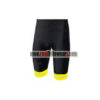 2018 Team CUBE Cycle Shorts Bottoms Black Yellow