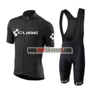 2018 Team CUBE Cycling Bib Kit Black