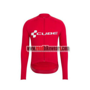 2018 Team CUBE Cycling Long Jersey Red