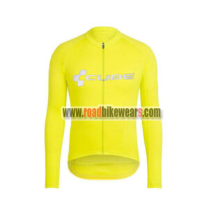 2018 Team CUBE Cycling Long Jersey Yellow