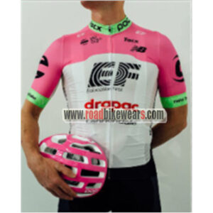 2018 Team Drapac cannondale Cycling Kit Pink White