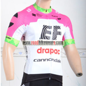 2018 Team EF drapac cannondale Cycling Jersey Shirt Pink White