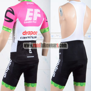 2018 Team EF drapac cannondale Riding Bib Kit Pink White
