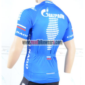 2018 Team GAZPROM COLNAGO Bike Riding Jersey Shirt Blue
