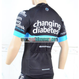 2018 Team GSG changing diabetes Bicycle Jersey Shirt Black Blue