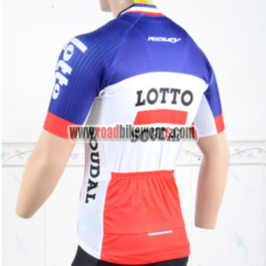 2018 Team LOTTO SOUDAL Bicycle Jersey Shirt Blue White Red