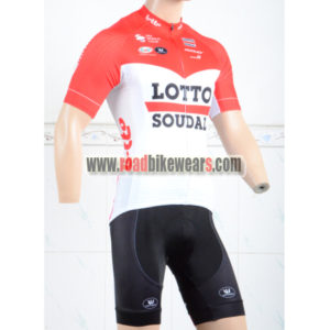 2018 Team LOTTO SOUDAL Biking Kit Red White