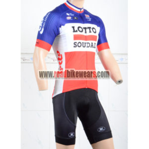2018 Team LOTTO SOUDAL Cycling Kit Blue White Red