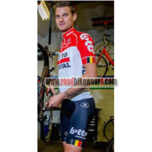2018 Team LOTTO SOUDAL Cycling Kit Red White