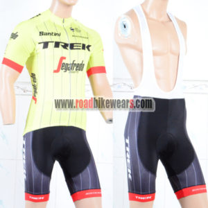 2018 Team TREK Segafredo Cycling Bib Kit Yellow