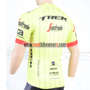 2018 Team TREK Segafredo Riding Jersey Shirt Yellow