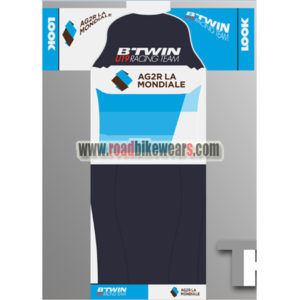 2018 Team AG2R LA MONDIALE Cycling Kit Blue White