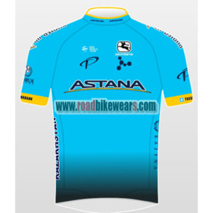 2018 Team ASTANA Cycling Jersey Maillot Shirt Blue