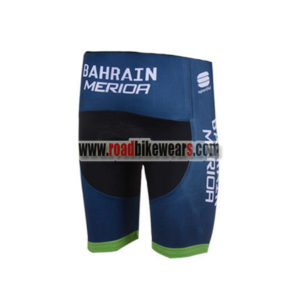 2018 Team BAHRAIN MERIDA Bicycle Shorts Bottoms Blue Black