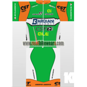 2018 Team BARDIANI Cycling Kit Green Orange