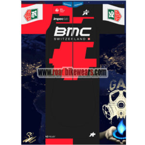 2018 Team BMC Cycling Kit Black Red
