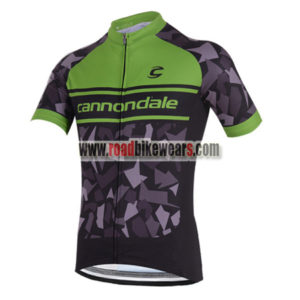 2018 Team Cannondale Cycling Jersey Maillot Shirt Black Green