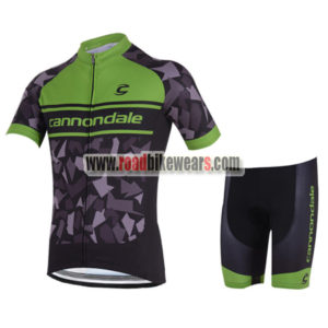 2018 Team Cannondale Cycling Kit Black Green