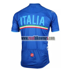 2018 Team ITALIA SUZUKI Biking Jersey Maillot Shirt Blue