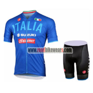 2018 Team ITALIA SUZUKI Cycling Kit Blue