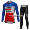 2018 Team LOTTO SOUDAL Cycling Long Suit Blue White Red