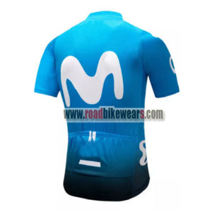 2018 Team Movistar Biking Jersey Maillot Shirt Blue
