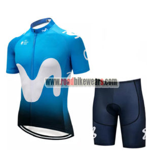 2018 Team Movistar Cycling Kit Blue