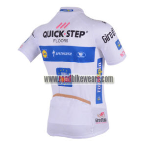 2018 Team QUICK STEP Tour de Italia Bicycle Jersey Maillot Shirt White