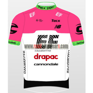 2018 Team drapac cannondale Cycling Jersey Maillot Shirt Pink White