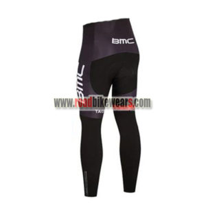 2017 Team BMC Biking Long Pants Tights Black Red