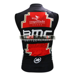 2017 Team BMC Biking Tank Top Sleeveless Jersey Red Black