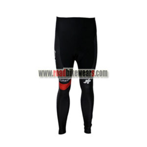 2017 Team BMC Cycling Long Pants Tights Black Red