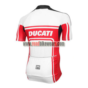 2017 Team DUCATI Biking Jersey Maillot Shirt White Red