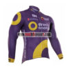 2017 Team Direct energie Cycling Long Jersey Purple
