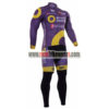 2017 Team Direct energie Cycling Long Suit Purple
