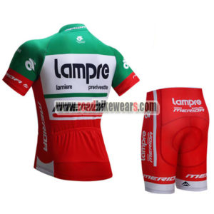 2017 Team Lampre MERIDA Riding Kit Green Red